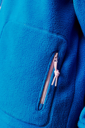 THE BEAUTIFUL MISTAKE - Blue Fleece Jacket
