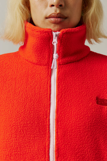 THE BEAUTIFUL MISTAKE - Red Fleece Jacket