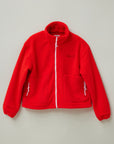 Fleece Jacket in Red