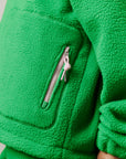 Fleece Jacket in Green