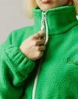 Fleece Jacket in Green