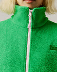 Fleece Jacket in Green