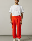 Fleece Pant in Red